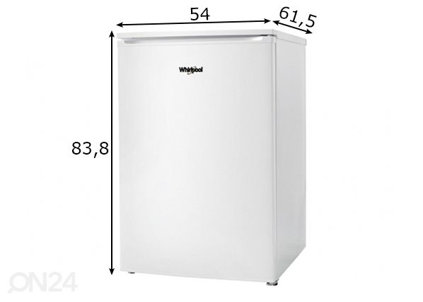 Sügavkülmik Whirlpool mõõdud