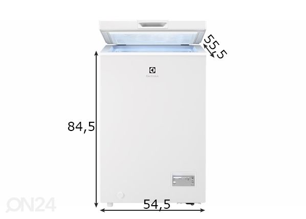 Sügavkülmkirst Electrolux mõõdud