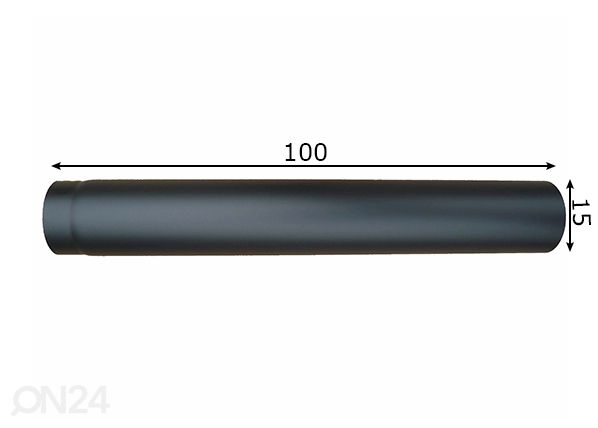 Suitsutoru Ø15cm mõõdud