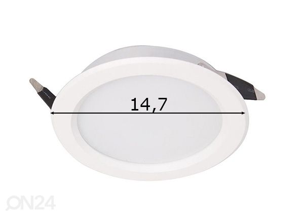 Süvistatav valgusti LED 10W mõõdud