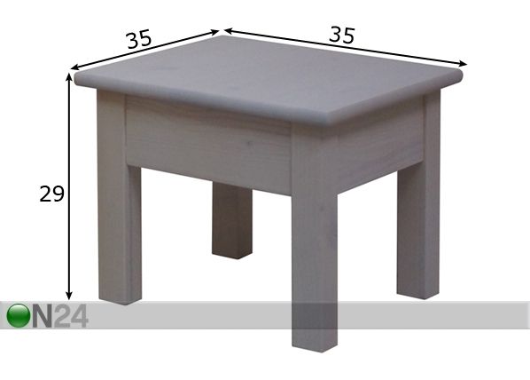Taburet mõõdud