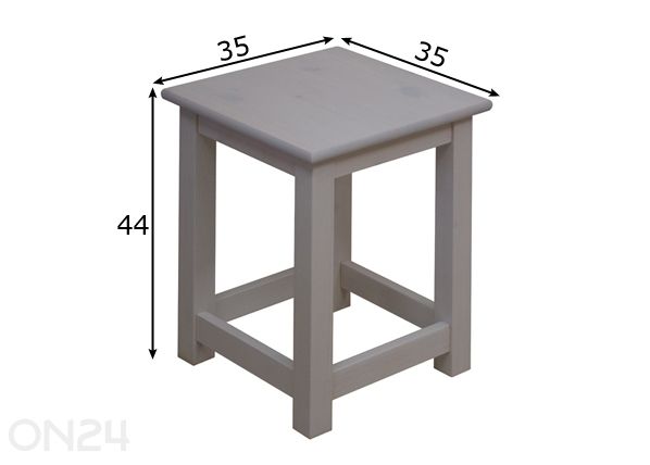 Taburet h44 cm mõõdud