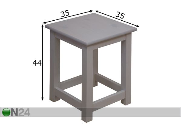 Taburet h44 cm mõõdud