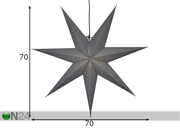 Täht Ozen 70 cm mõõdud