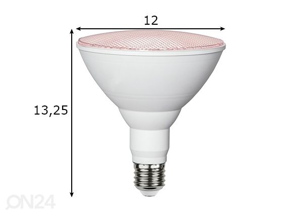Taimelamp E27 16 W mõõdud