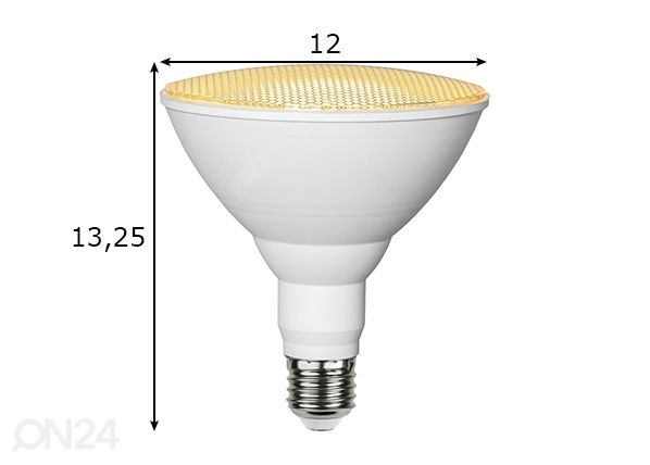 Taimelamp E27 16 W mõõdud