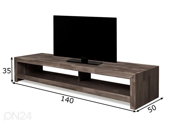 Tammepuidust TV alus Kirea 140 cm mõõdud