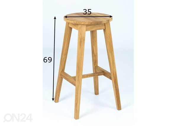 Tammepuust pukk mõõdud