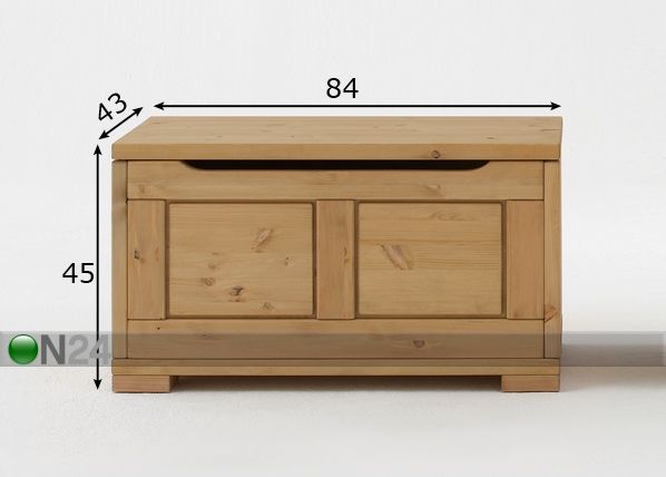 Tekikast Guldborg 84x43 cm mõõdud