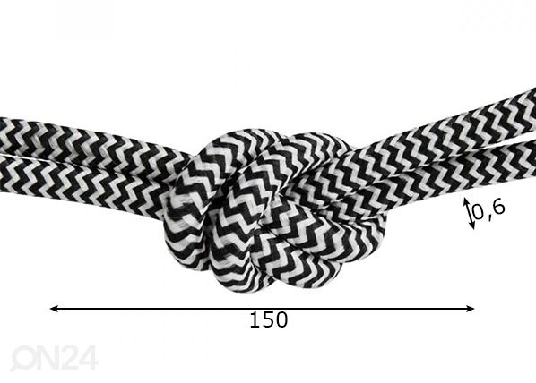 Tekstiilkaabel Fabric mõõdud