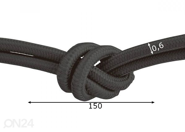 Tekstiilkaabel Fabric mõõdud