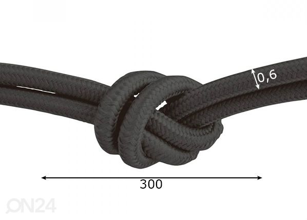 Tekstiilkaabel Fabric mõõdud