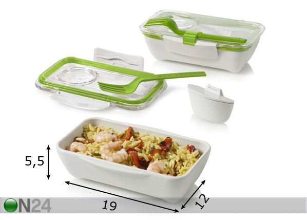 Toidukarp Bento mõõdud