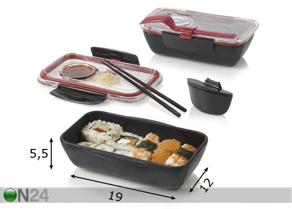 Toidukarp Bento mõõdud