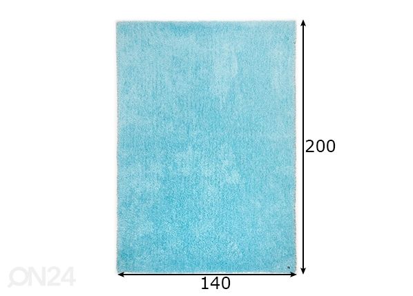 Tom Tailor vaip Soft UNI 140x200 cm mõõdud