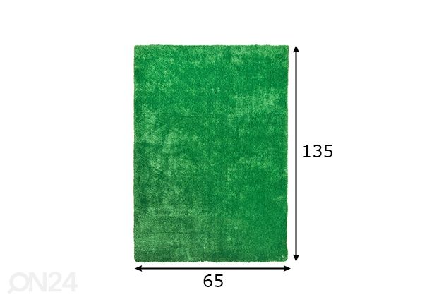 Tom Tailor vaip Soft UNI 65x135 cm mõõdud