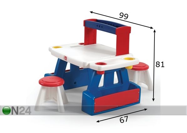 Töölaud Step2 mõõdud