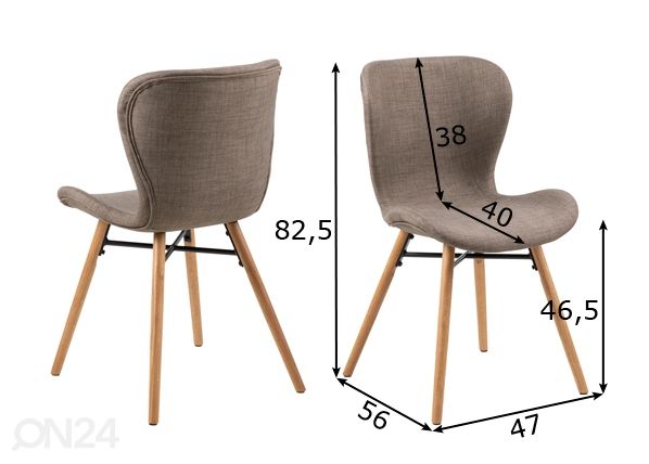 Toolid Filomena, 2 tk mõõdud