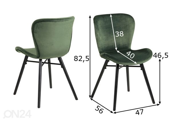 Toolid Filomena, 2 tk mõõdud