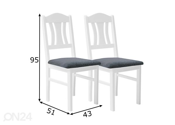 Toolid Per, 2 tk mõõdud
