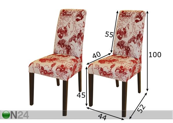 Toolide komplekt Adria Lux mõõdud