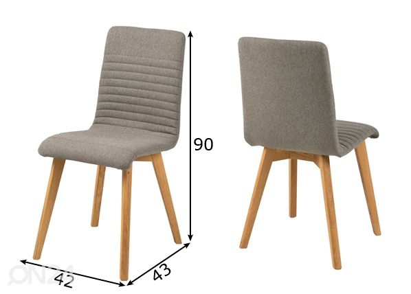 Toolide komplekt Ara, 2 tk mõõdud