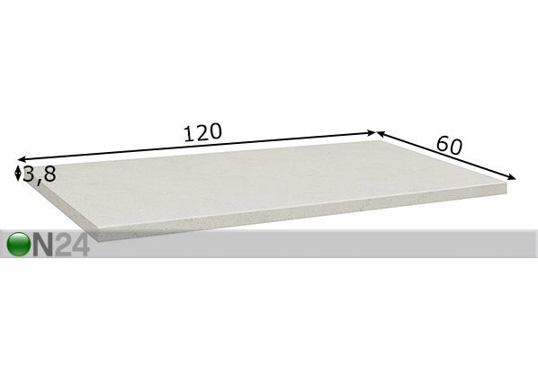 Tööpind köögikapile 120 cm mõõdud