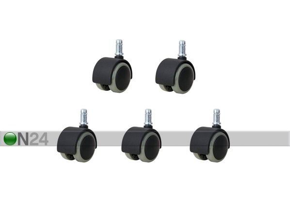Töötooli rataste komplekt 11 mm, 5 tk