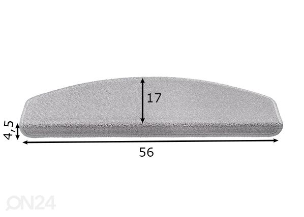 Trepivaip Parma 17x56 cm, 9 tk mõõdud