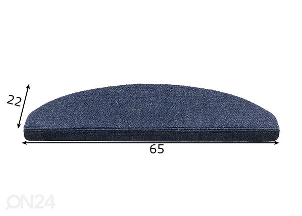 Trepivaip Riva 22x65 cm sinine, 6 tk mõõdud