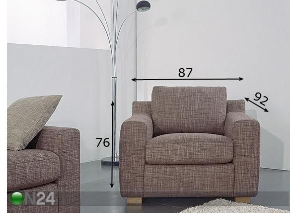 Tugitool Nova mõõdud