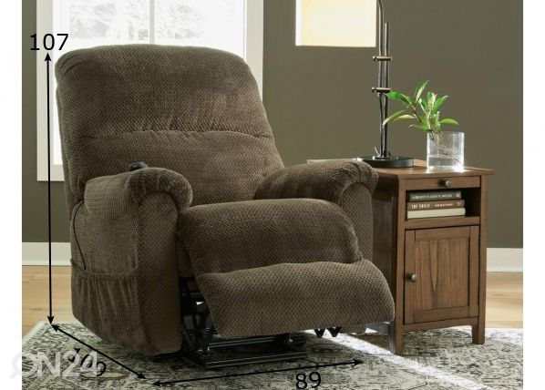 Tugitool recliner mõõdud