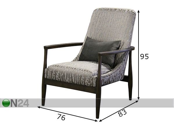 Tugitool Sofa mõõdud