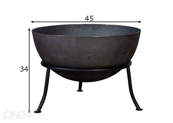 Tulease Warm Seeker Ø 45 cm mõõdud