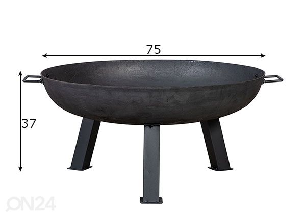 Tulease Warm Seeker Ø 75 cm mõõdud
