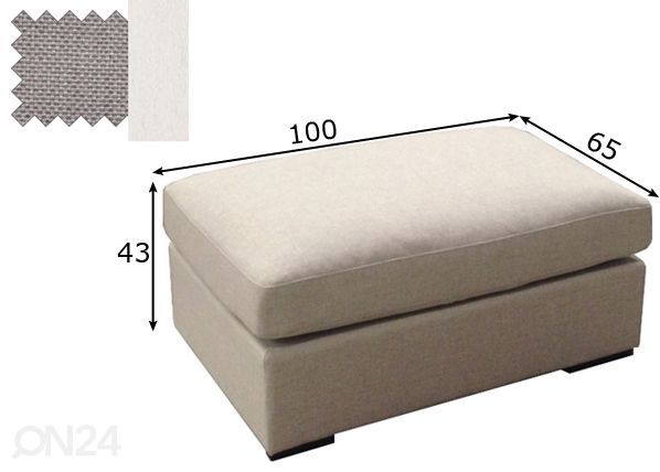 Tumba 100x65 cm mõõdud