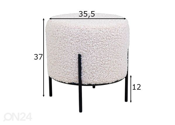 Tumba Mantorp Ø35,5 cm mõõdud