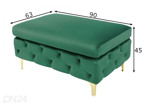 Tumba Modern Baroque mõõdud