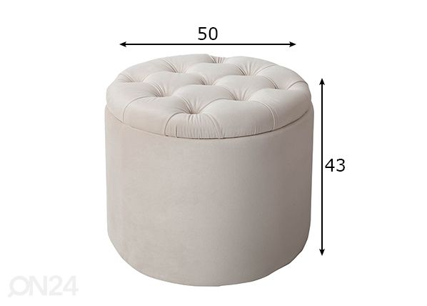 Tumba panipaigaga Modern Baroque mõõdud