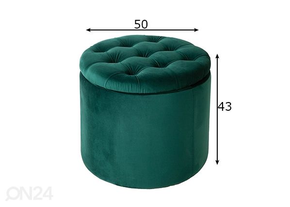 Tumba panipaigaga Modern Baroque mõõdud