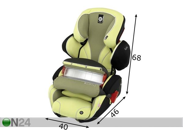 Turvatool Kiddy Guardian Pro 9-36 kg oasis mõõdud
