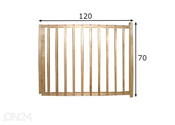 Turvavärav 120 cm