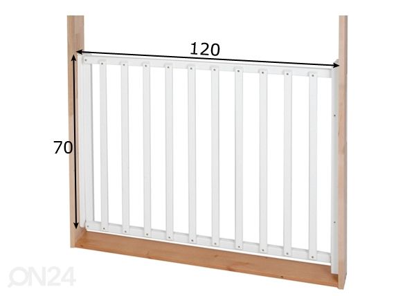 Turvavärav 120 cm mõõdud