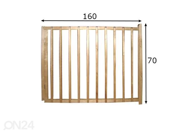 Turvavärav 160 cm mõõdud