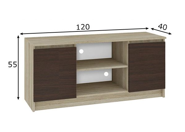 TV-alus 120 cm mõõdud