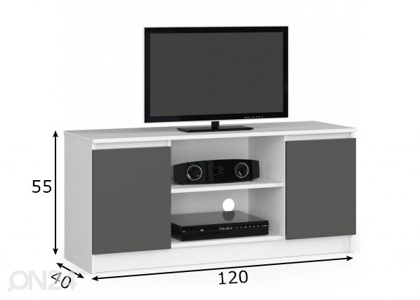 TV alus 120 cm mõõdud