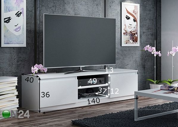 TV-alus 140 cm mõõdud