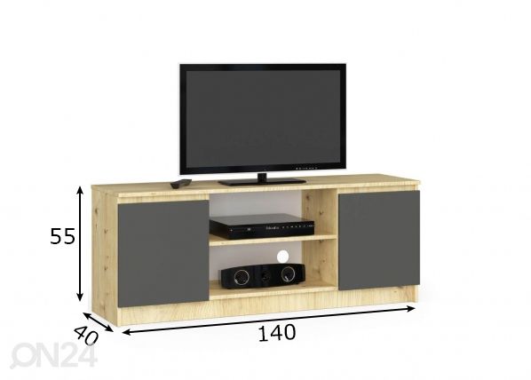 TV alus 140 cm mõõdud