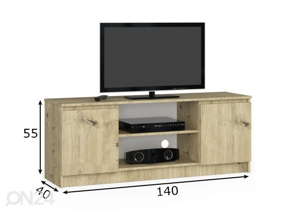 TV alus 140 cm mõõdud
