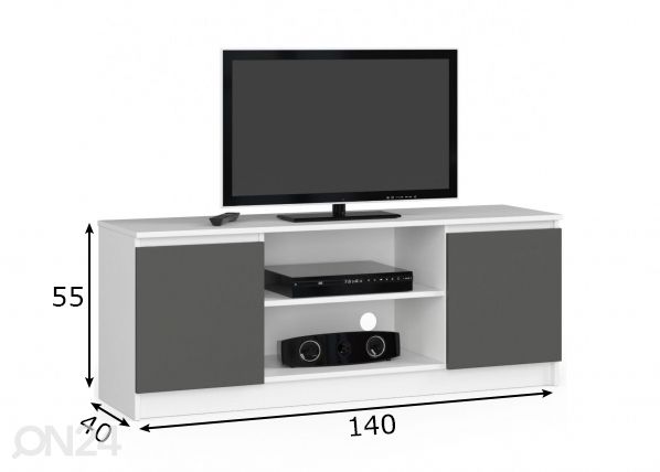 TV alus 140 cm mõõdud